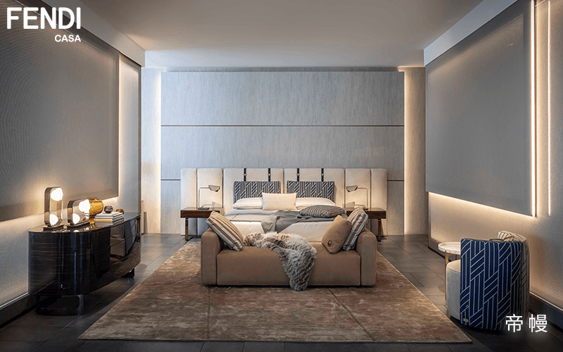 意大利FENDI CASA床_意大利进口床_帝幔进口家具